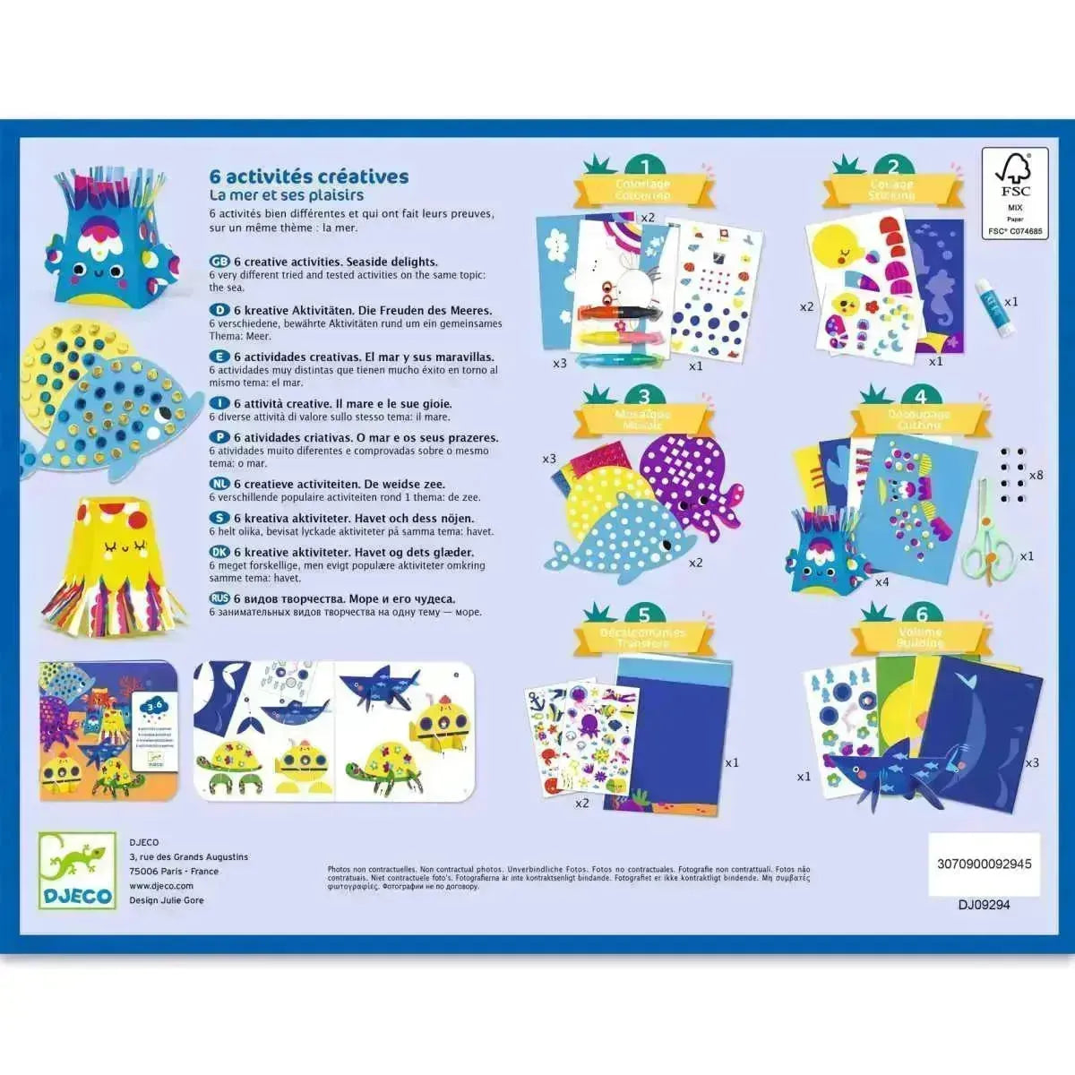 Kreativsets - Das Meer und seine Freuden - Nook' d' Mel - Kinder Concept Store