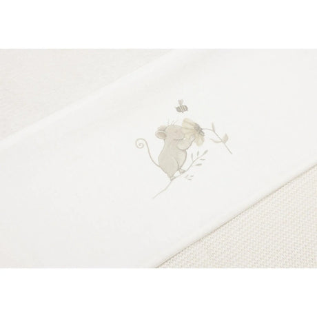 JOLLEIN Bettlaken Kinderbett 120 x 150 cm - Dreamy Mouse