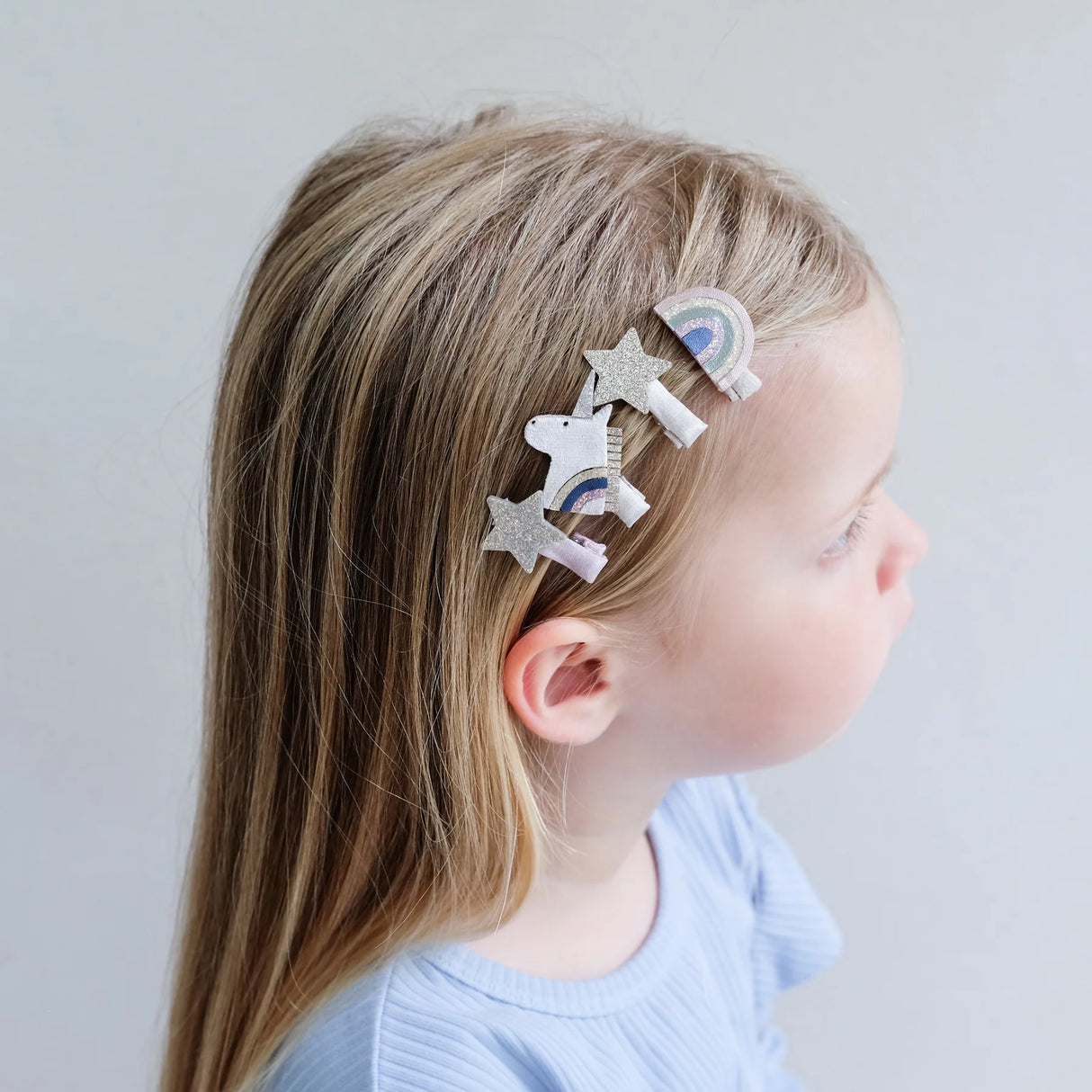 MIMI & LULA Celeste Einhorn Mini Haarspangen