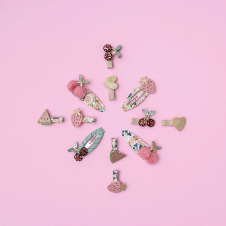 MIMI & LULA Fruity Floral Clic-Clac Haarspangen - Nook' d' Mel - Kinder Concept Store