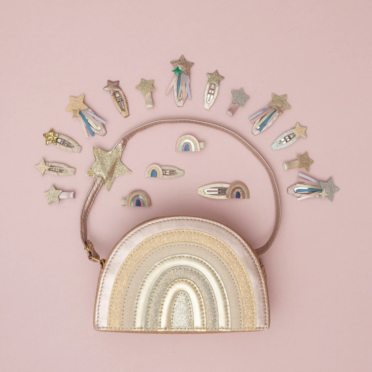 MIMI & LULA Celeste Unicorn Mini Clic Clacs Haarspangen