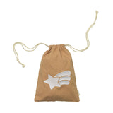 FABELAB Geschenke-Stoffbeutel – Shooting Star Stickerei – Caramel