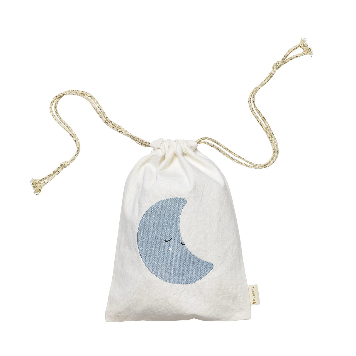 FABELAB Geschenke-Stoffbeutel – Moon Stickerei – Birch