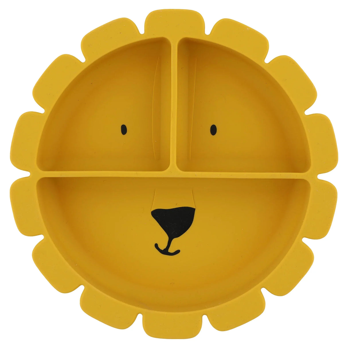 TRIXIE Silikon-Esslernteller mit Saugnapf - Mr. Lion