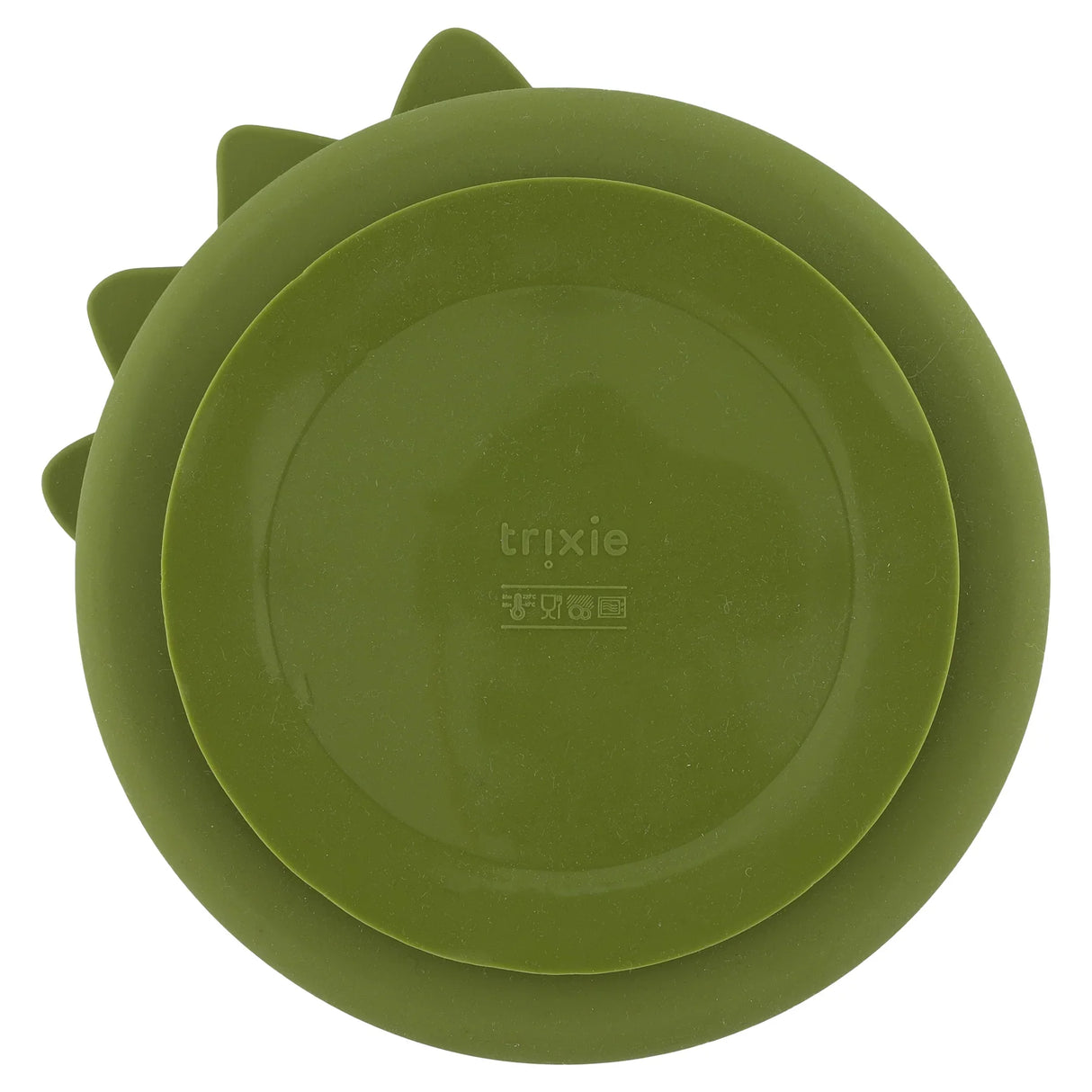 TRIXIE Silikon-Esslernteller mit Saugnapf - Mr. Dino