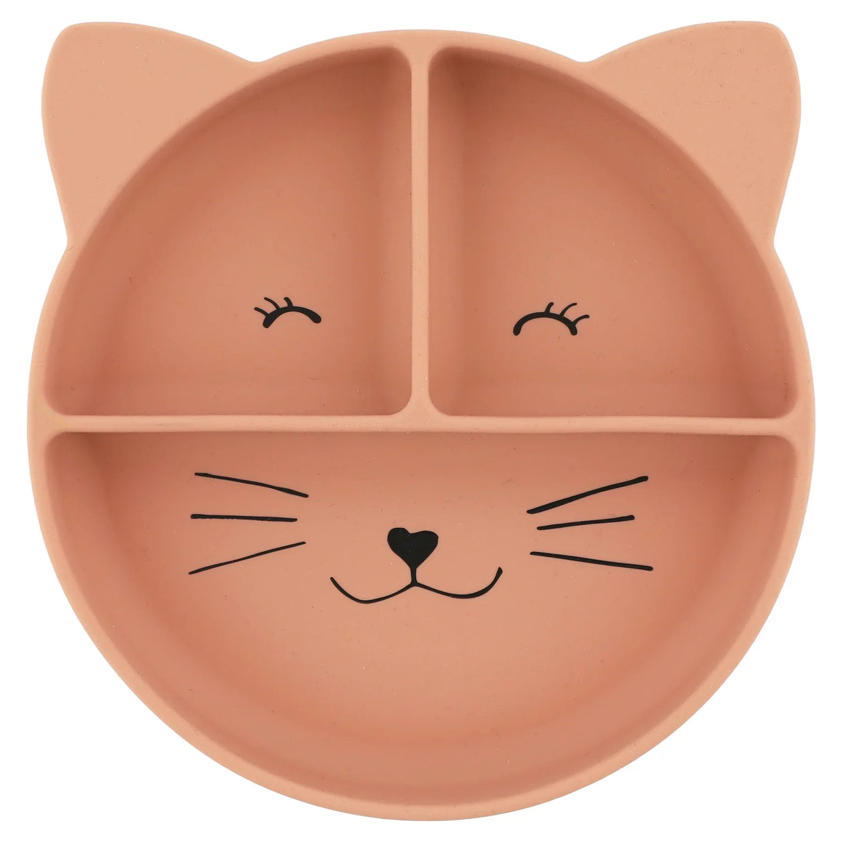TRIXIE Silikon-Esslernteller mit Saugnapf - Mrs. Cat