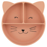 TRIXIE Silikon-Esslernteller mit Saugnapf - Mrs. Cat