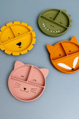 TRIXIE Silikon-Esslernteller mit Saugnapf - Mrs. Cat
