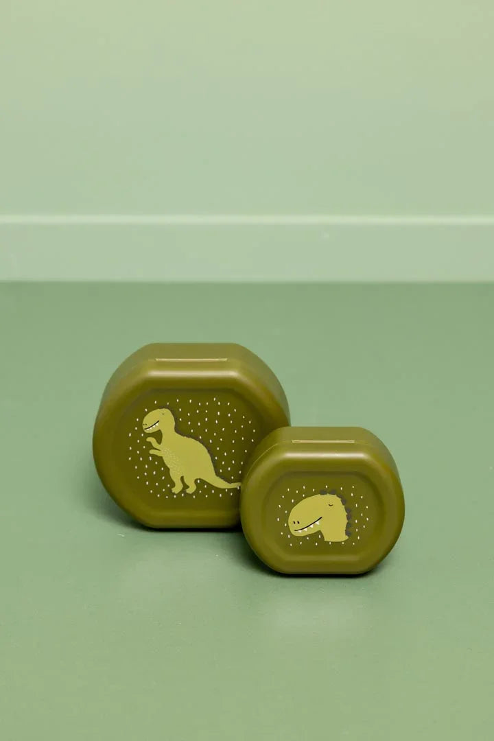 TRIXIE Snackbox mit Clip - 2er-Set - Mr. Dino