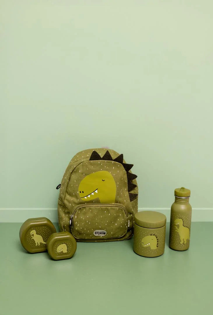 TRIXIE Snackbox mit Clip - 2er-Set - Mr. Dino