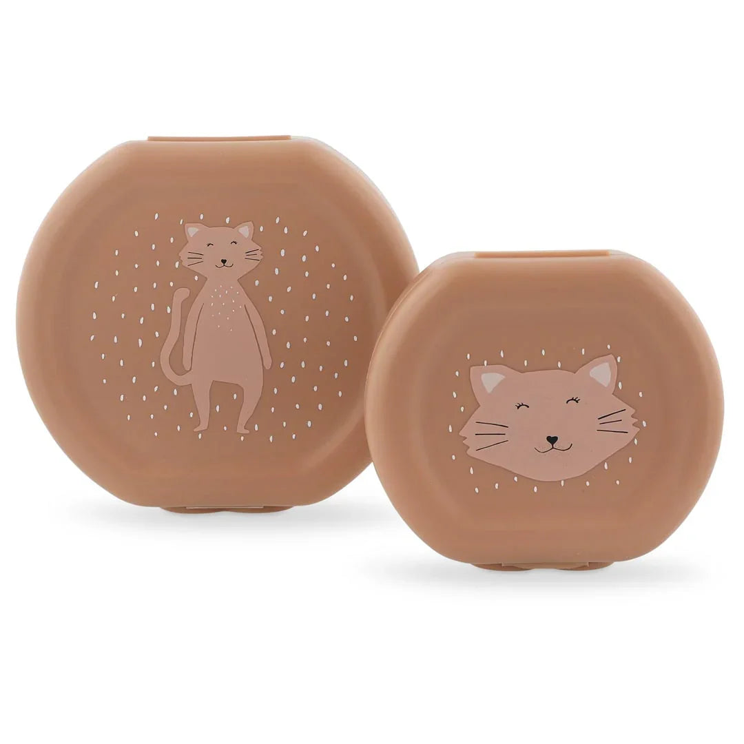TRIXIE Snackbox mit Clip - 2er-Set - Mrs. Cat