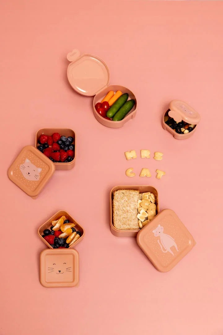 TRIXIE Snackbox mit Clip - 2er-Set - Mrs. Cat
