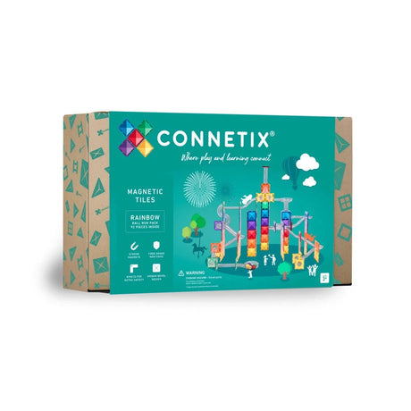 CONNETIX Magnetbausteine Kugelbahn Rainbow Ball Run Pack - 92 Teile - Nook' d' Mel - Kinder Concept Store