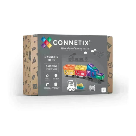 CONNETIX Magnetbausteine Rainbow Transport Pack - 50 Teile - Nook' d' Mel - Kinder Concept Store