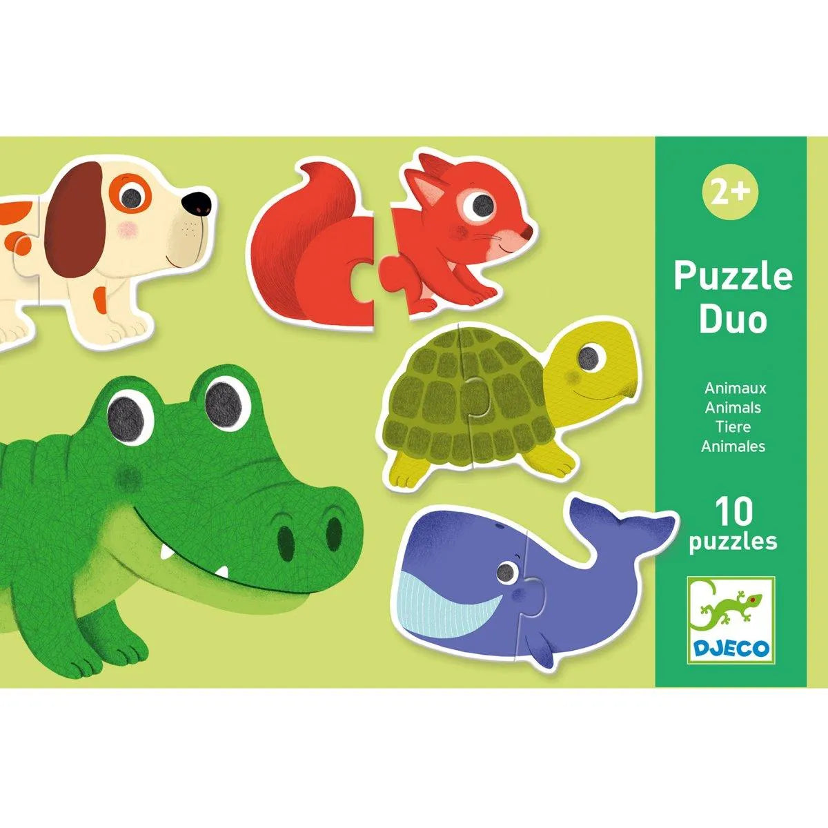 Puzzle Duo - Tiere - Nook' d' Mel - Kinder Concept Store