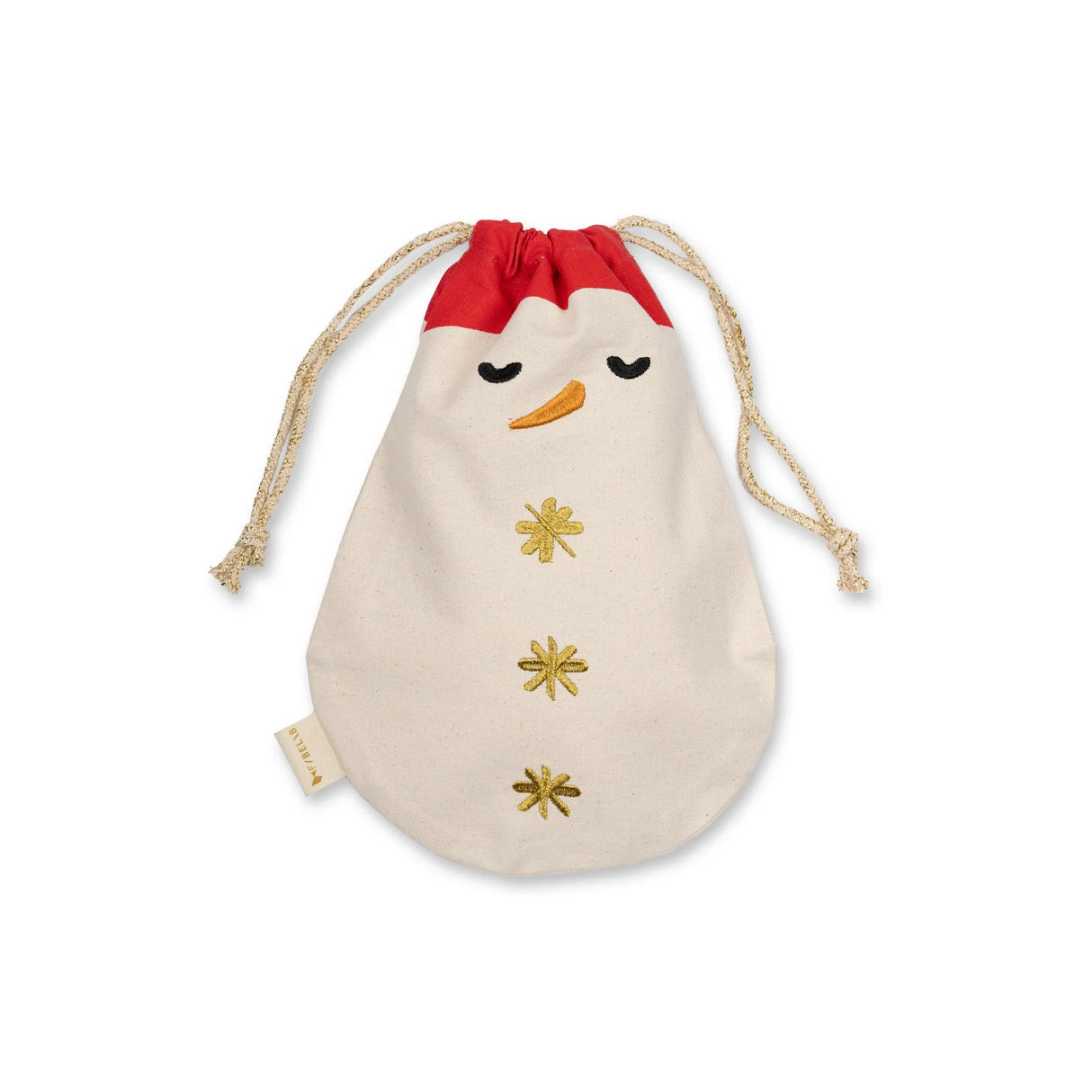 FABELAB Geschenke-Stoffbeutel – Snowman
