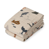 LIEWOOD Lewis Musselin-Tücher 2er-Pack - Nook' d' Mel - Kinder Concept Store