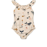 LIEWOOD Kallie Badeanzug mit Print und Rüschen - Nook' d' Mel - Kinder Concept Store