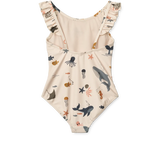 LIEWOOD Kallie Badeanzug mit Print und Rüschen - Nook' d' Mel - Kinder Concept Store