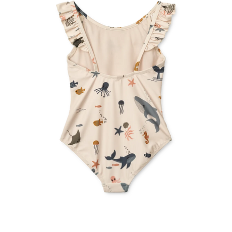 LIEWOOD Kallie Badeanzug mit Print und Rüschen - Nook' d' Mel - Kinder Concept Store