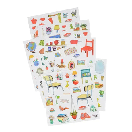 Stickerheft La Grande Famille - Nook' d' Mel - Kinder Concept Store