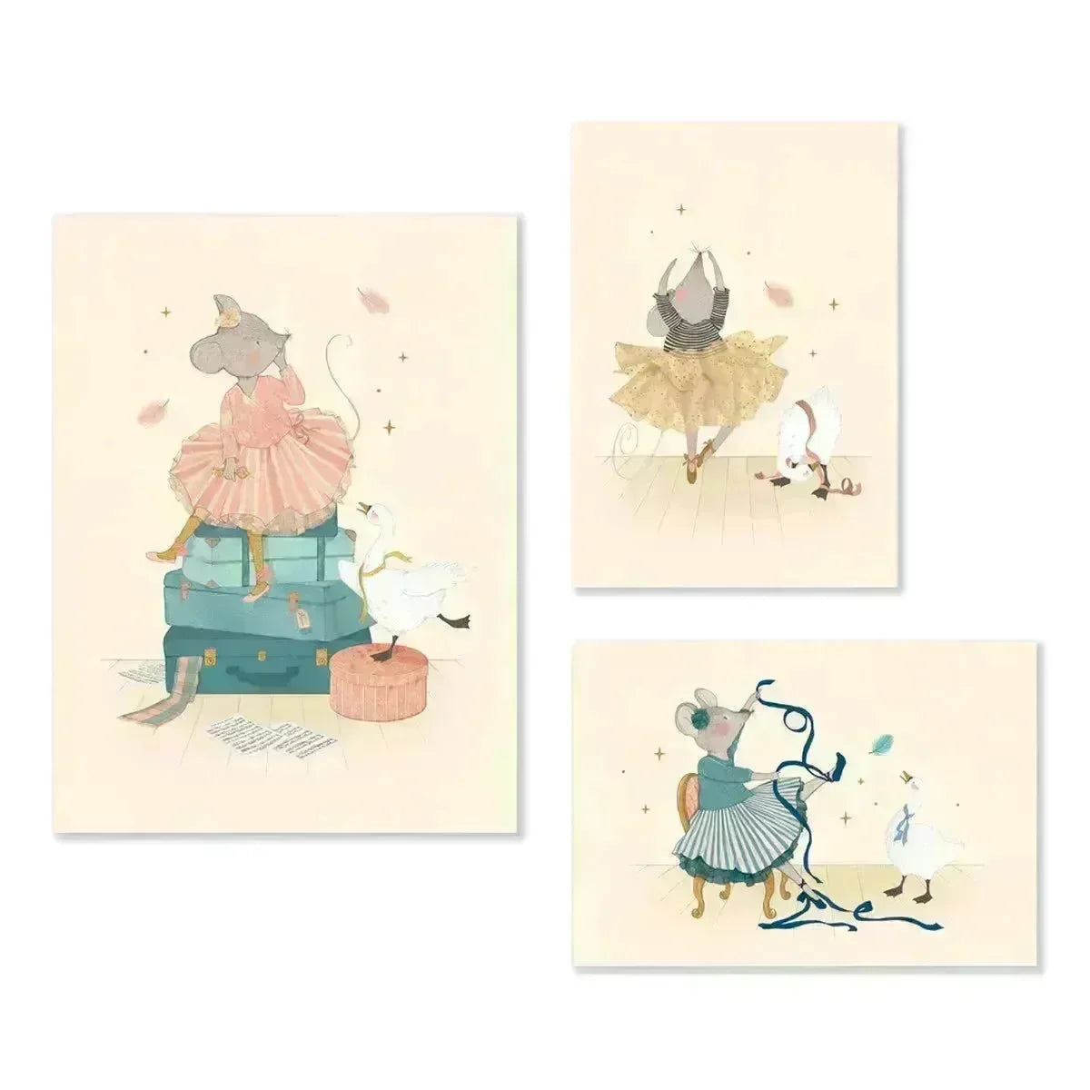 MOULIN ROTY 3 Poster La Petite Ecole de Danse - Nook' d' Mel - Kinder Concept Store