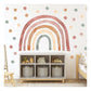 Wandtattoo Kinderzimmer - Boho Regenbogen mit Punkte - Nook' d' Mel - Kinder Concept Store