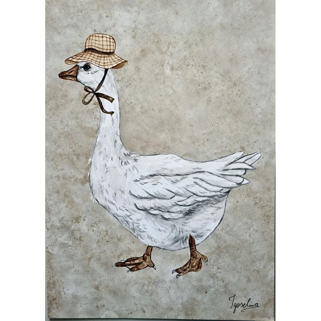 Kinderposter Gans - A4 