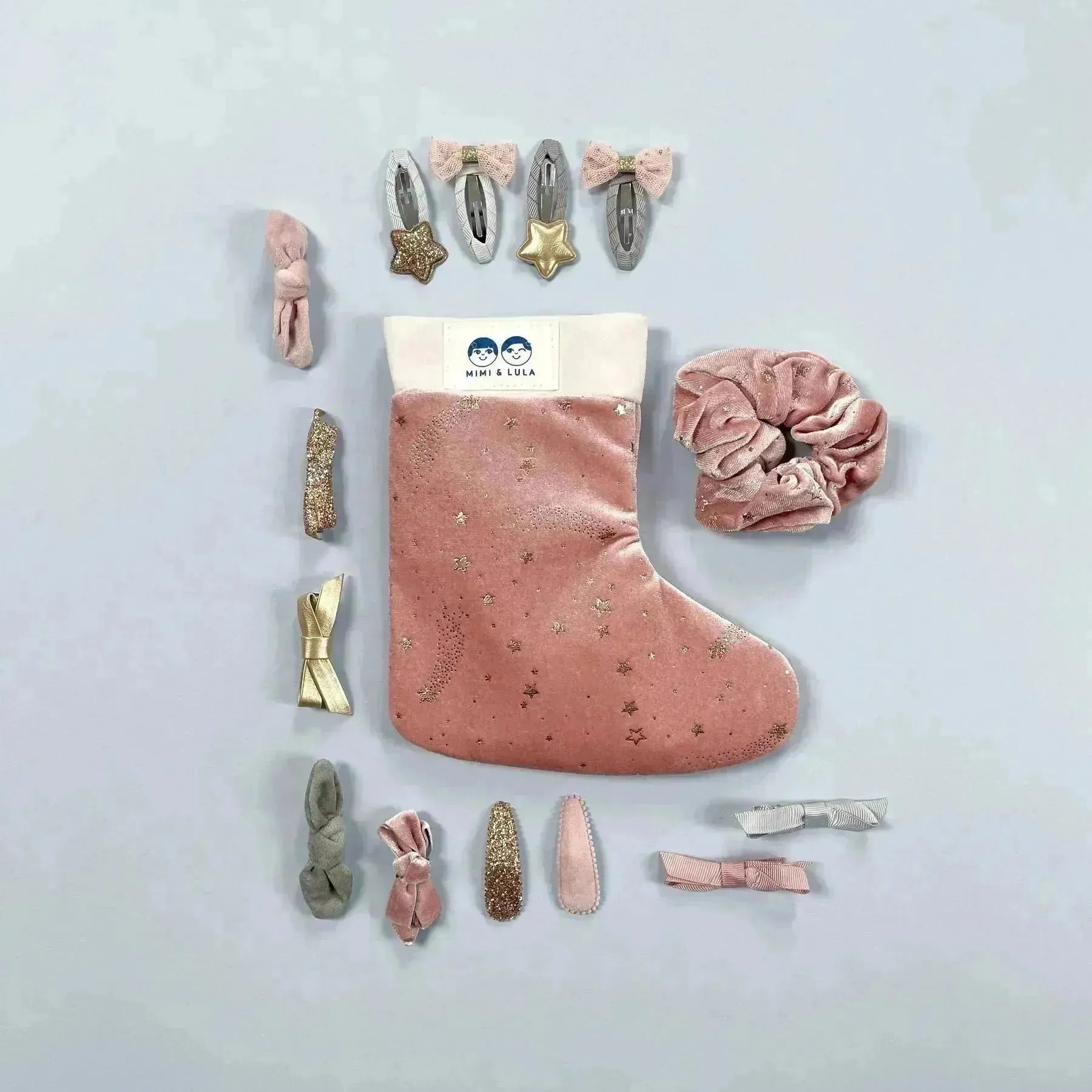 Gefüllter Weihnachtsstrumpf – Rosa - Nook' d' Mel - Kinder Concept Store