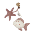 Kinderwagenkette Fisch und Seestern – Njord - Pearl Blush - Nook' d' Mel