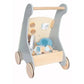 Lauflernwagen aus Holz mit Motorikspiele - Nook' d' Mel - Kinder Concept Store