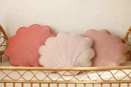 Muschelkissen - Powder Pink - Nook' d' Mel - Kinder Concept Store