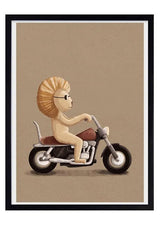 OliOli Vintage Poster Motorrad - Nook d Mel